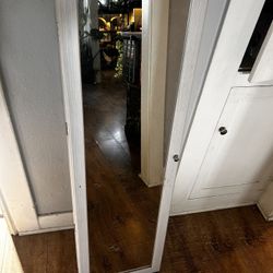 Full Length Mirror and Jewelry/Make Up Storage 
