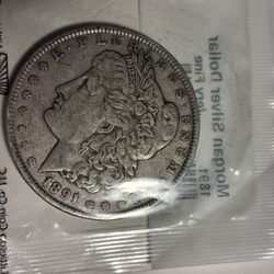 Morgan Silver Dollar 1891