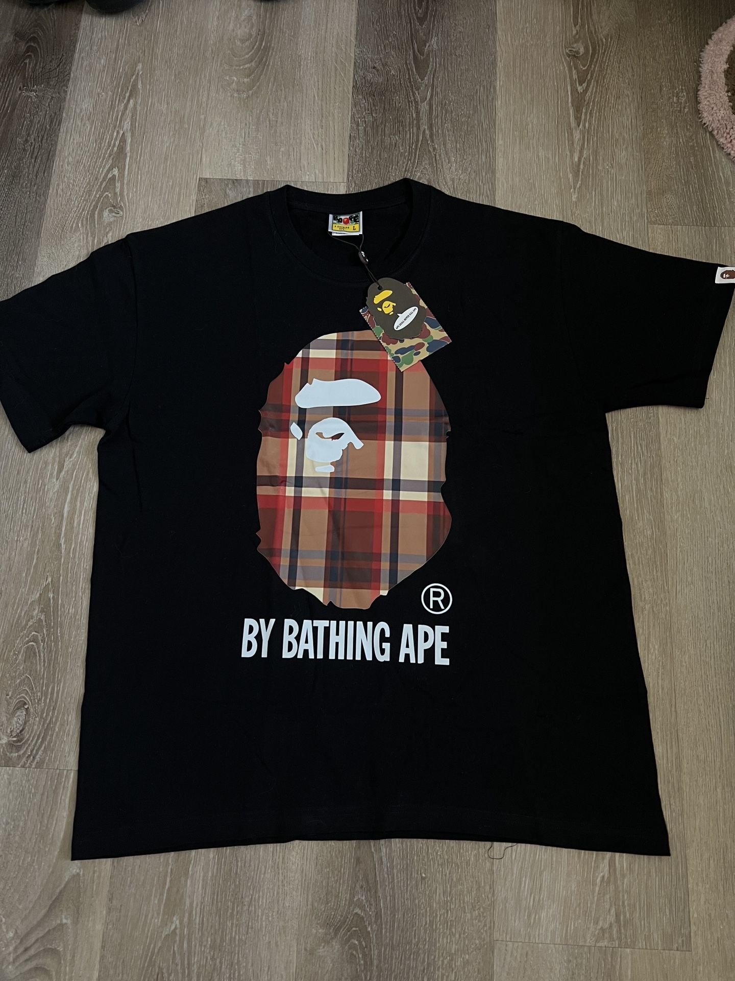 Bathing Ape Burberry “Big Ape Head” Tee