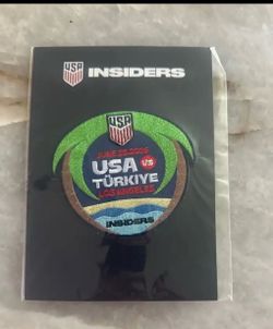 Insiders Collectible Patch World Cup US vs Turkey