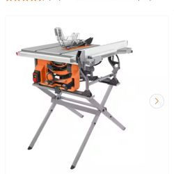 Ridgid Tab 10in Table Saw