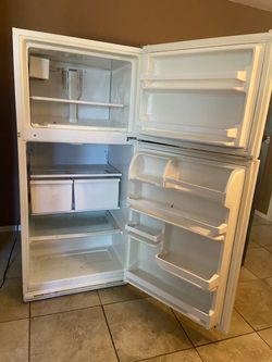 White fridge