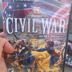 History Civil War Secret Missions (PlayStation PS2, 2008) Complete CIB Disc Good