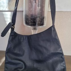 Blue Leather Purse Soft Unbranded Comfortable Strap