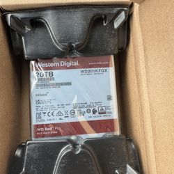 Hard Drive 20 Tb WD Red Pro New