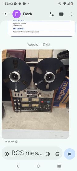 Teac 334os 4 chanel tape recorder
