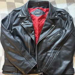 Straight To Hell Leather Jacket Size 50
