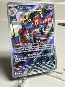 Pokemon TCG Porygon-Z 214/182 SV04: Paradox Rift Holo Illustration Rare NM/M