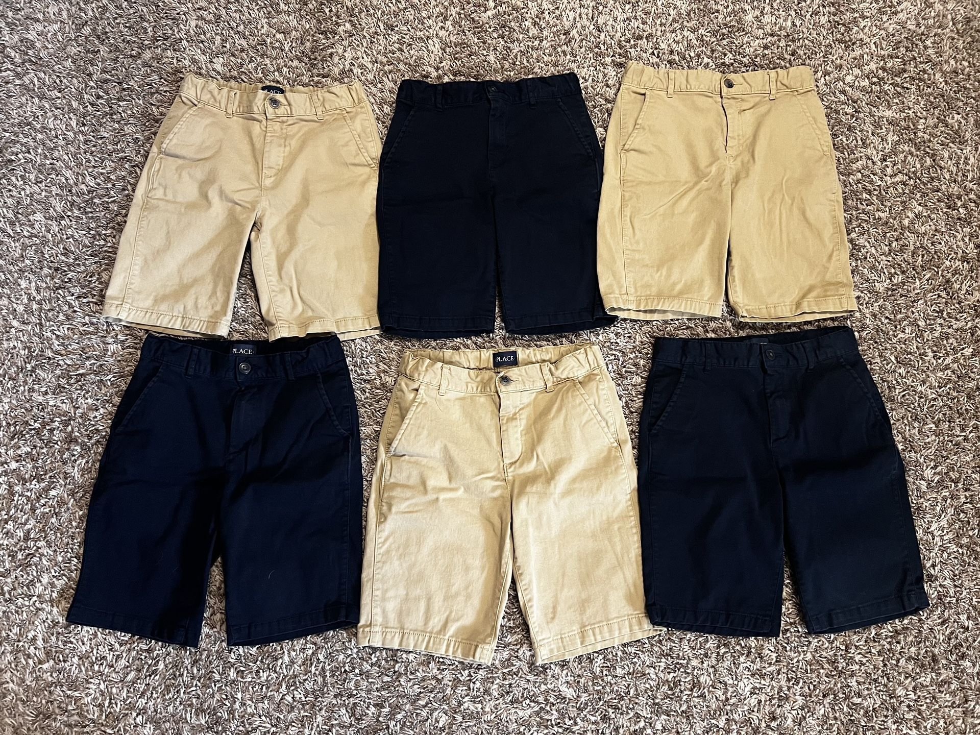 Boys Uniform Stretch Chino Shorts Set