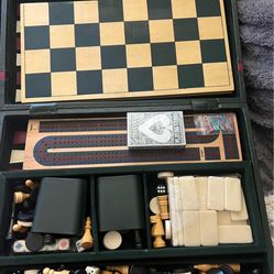 Game Set Vintage Antique