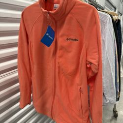 Coral Women's Columbia Jacket Sawyer Rapids 2.0 Fleece With Tags Large