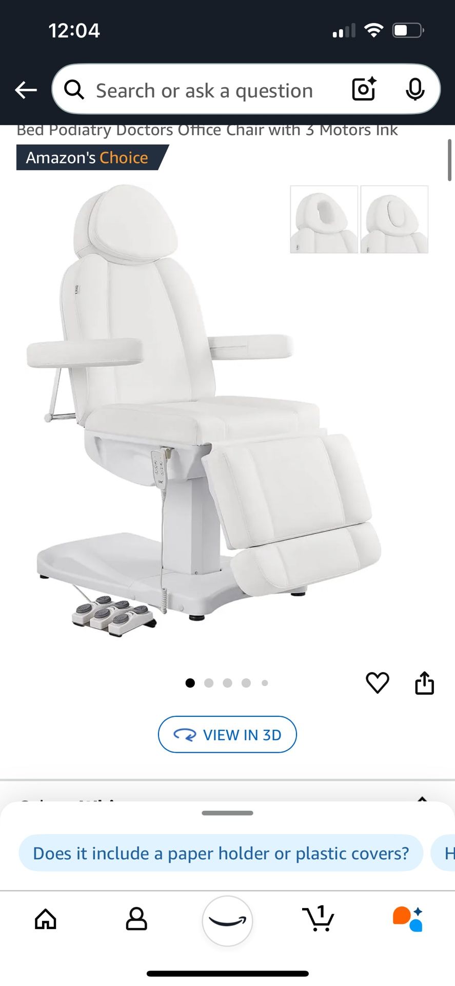 Tattoo/PMU Chair Bed