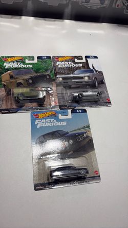 Hot Wheels Premium Fast & Furious 3-Car Lot
