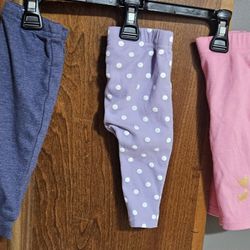 3-6 Months  Assorted Brands Little Girls Leggings Set