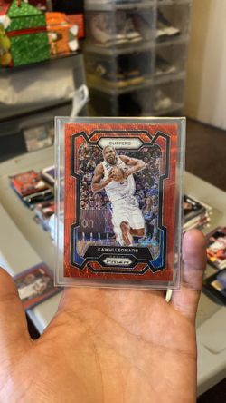 Kawhi Leonard 2023-24 Panini Prizm Red Wave 4 Clippers
