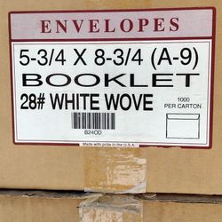 A9 Invitation Envelopes 5.75" x 8.75"