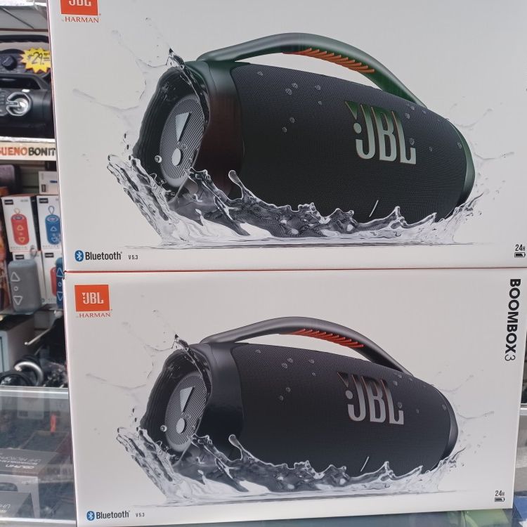 JBL Boombox 3 Loud Bluetooth Party Speaker.  Brand New SEALED 