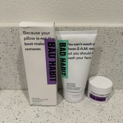 Bad Habit Creamy Cleanser Nightly Balm Daily Cleanser