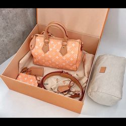 Louis Vuitton P9 Tangerine Cream Pharrell 30 Speedy 