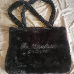 The Hundreds Black Furry Tote Bag
