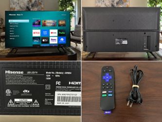 Moving sale Hisense 43” Roku Smart TV - Excellent Condition