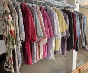 Various Men's casual button up shirts, high quality brands