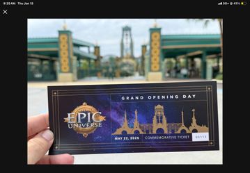 Universal Epic Universe Tickets