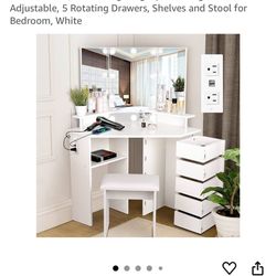 Unassembled Lighted Vanity – Brand New, Needs Minor Repairs