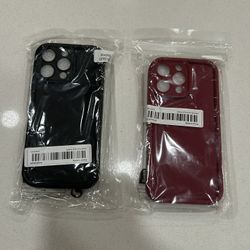 iPhone 15 Pro Max Phone Case - Red / Black