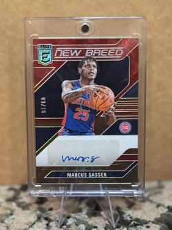 2023-24 Panini Donruss Elite Marcus Sasser RC Rookie New Breed Auto Gold /10