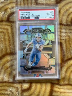 2023 PANINI SELECT #35 SAM LAPORTA DIE-CUT SILVER PRIZM
