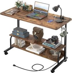 39 Height  Adjustable Standing Desk With Power Outlets  

