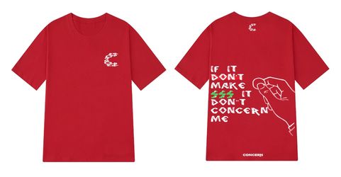 CONCERN TEE WITH EMBROIDERY C