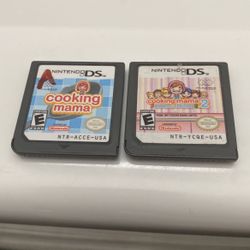 Nintendo DS Games - Cooking Mama/ Cooking Mama2