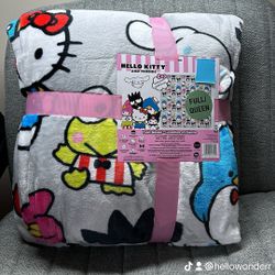 Hello Kitty And Friends Full/queen Blanket 
