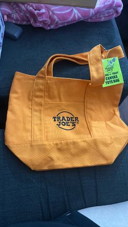 Trader Joe’s orange small tote bag