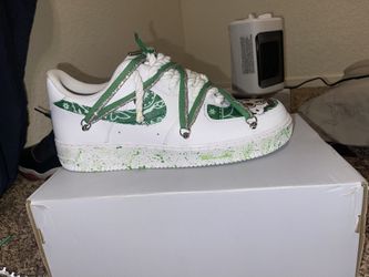 Custom AF1’s Slime Steppa’s