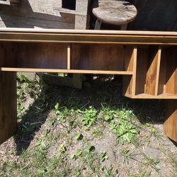 Wood Desktop Hutch or Foyer Table