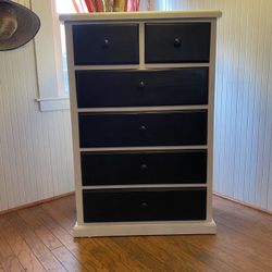 White And Black Dresser