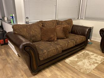 Sofa & Loveseat With Pillows , Reduced $300/set