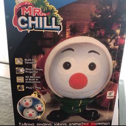 Mr. Chill It comes with music and speaker Built In for Christmas 🎄 