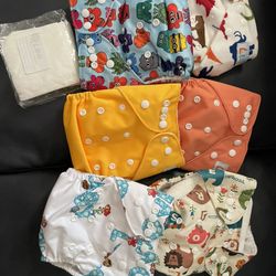New Cloth Reusable Diapers One-size Adjustable 