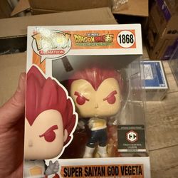 Super Saiyan God Vegeta Chalice Exclusive Funko Pop!