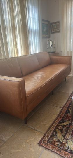 Was Elm leather Sofa