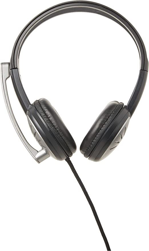 iMicro USB Dual Headset with Adjustable Microphone