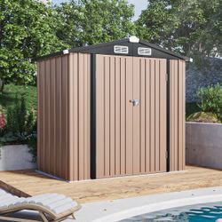 6x4 metal shed