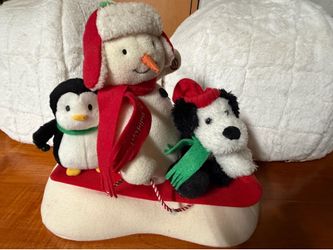 Hallmark Snowmen - Trio Sleigh-ride!