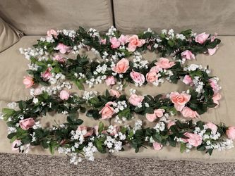 Garland Pink Roses