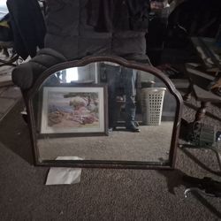 Wood Framed Mirror