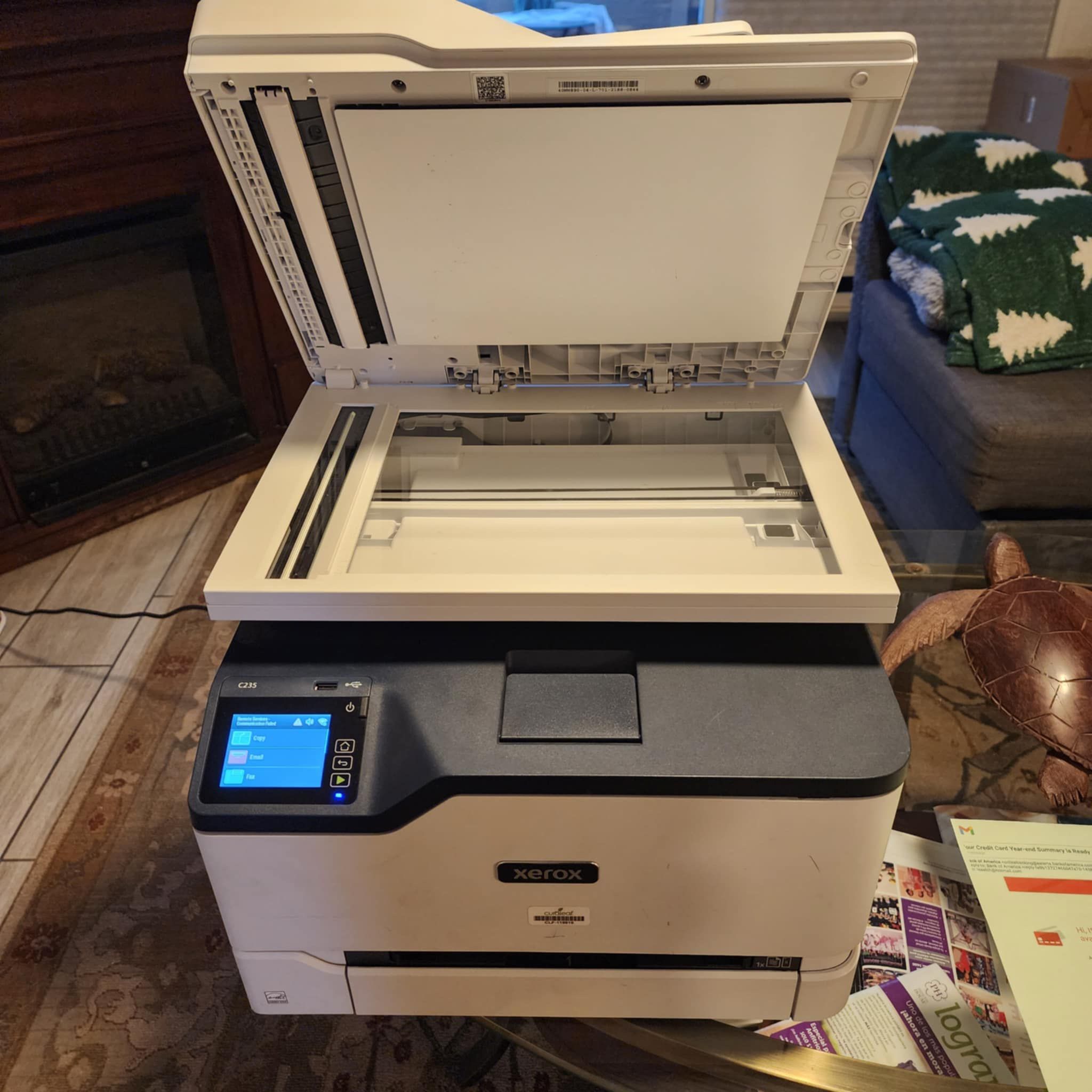 Printer Specifications SKU:C235/DNI Printer Brand: Xerox Standard Functions: Print, copy, scan, fax Print Speed: Up to 24 pages/minute Paper Capacity: